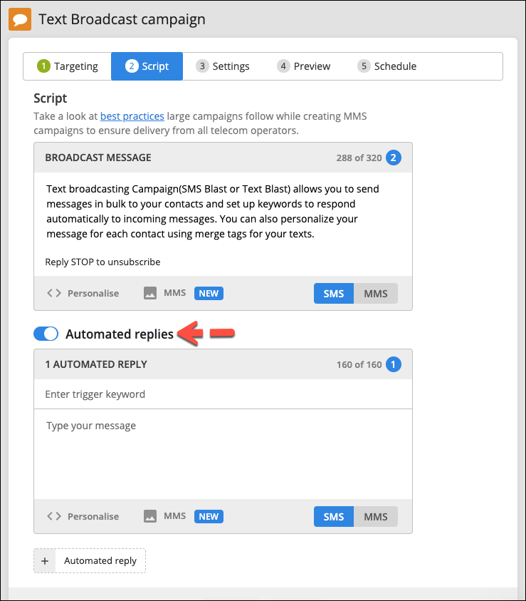 How to set up a Text Broadcasting Campaign? – CallHub Customer Support